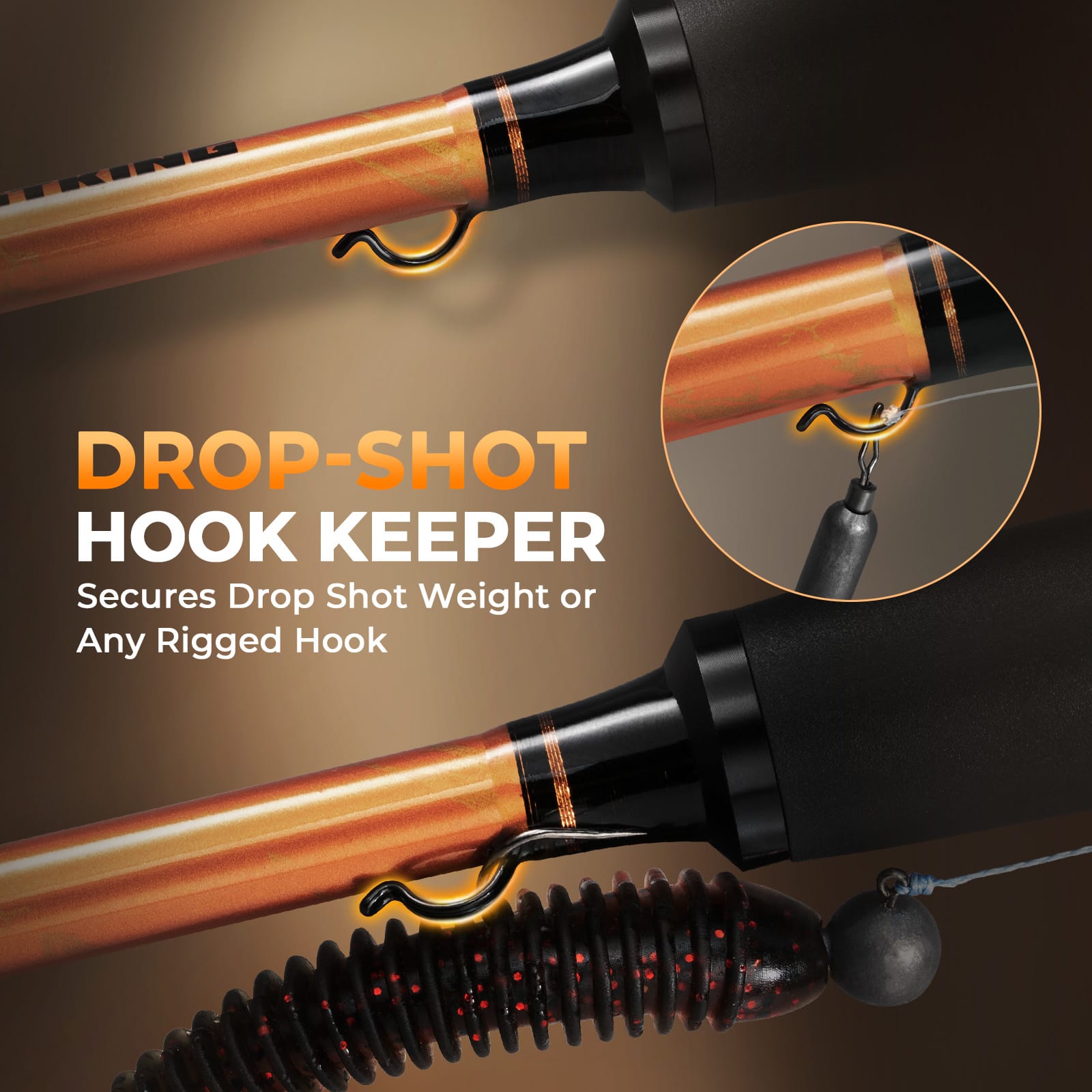 KastKing Lethal Blaze Twin‑Tip Spinning Rod
