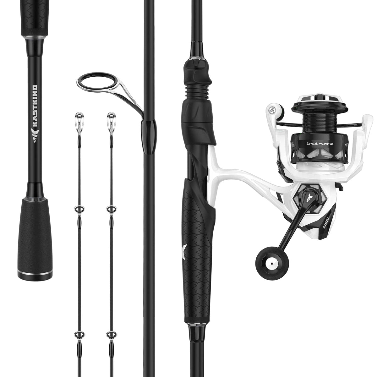 KastKing Lethal Phantom Twin-tip Spinning Rod and Reel Combo