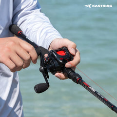 KastKing MaxSteel Twin-Tip Baitcaster Rod and Reel Combo