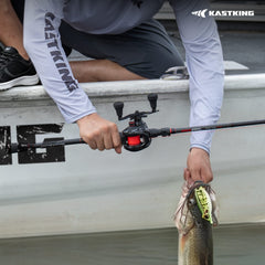 KastKing MaxSteel Twin-Tip Baitcaster Rod and Reel Combo
