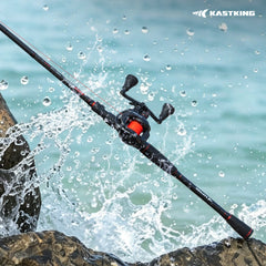 KastKing MaxSteel Twin-Tip Baitcaster Rod and Reel Combo