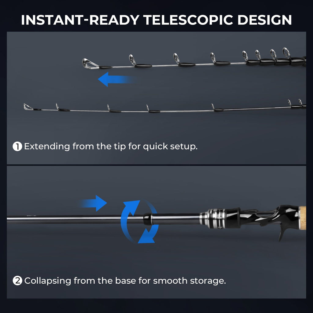 KastKing Megatron Titanium Telescopic Casting Rod