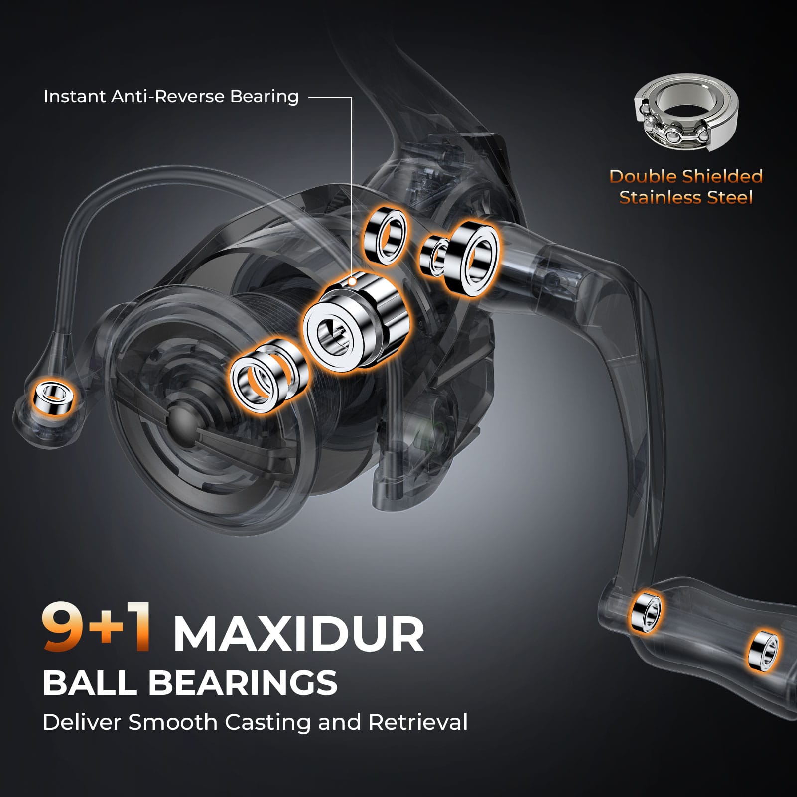 KastKing Royale Legend Crest Spinning Reel