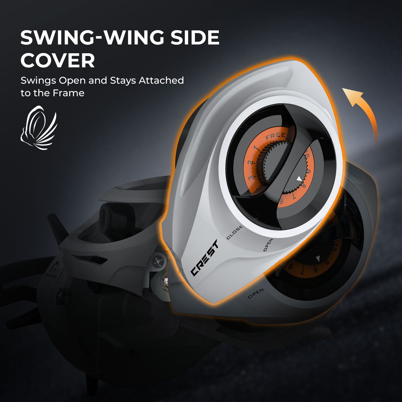 KastKing Royale Legend Crest Twin-Tip Baitcaster Rod and Reel Combo