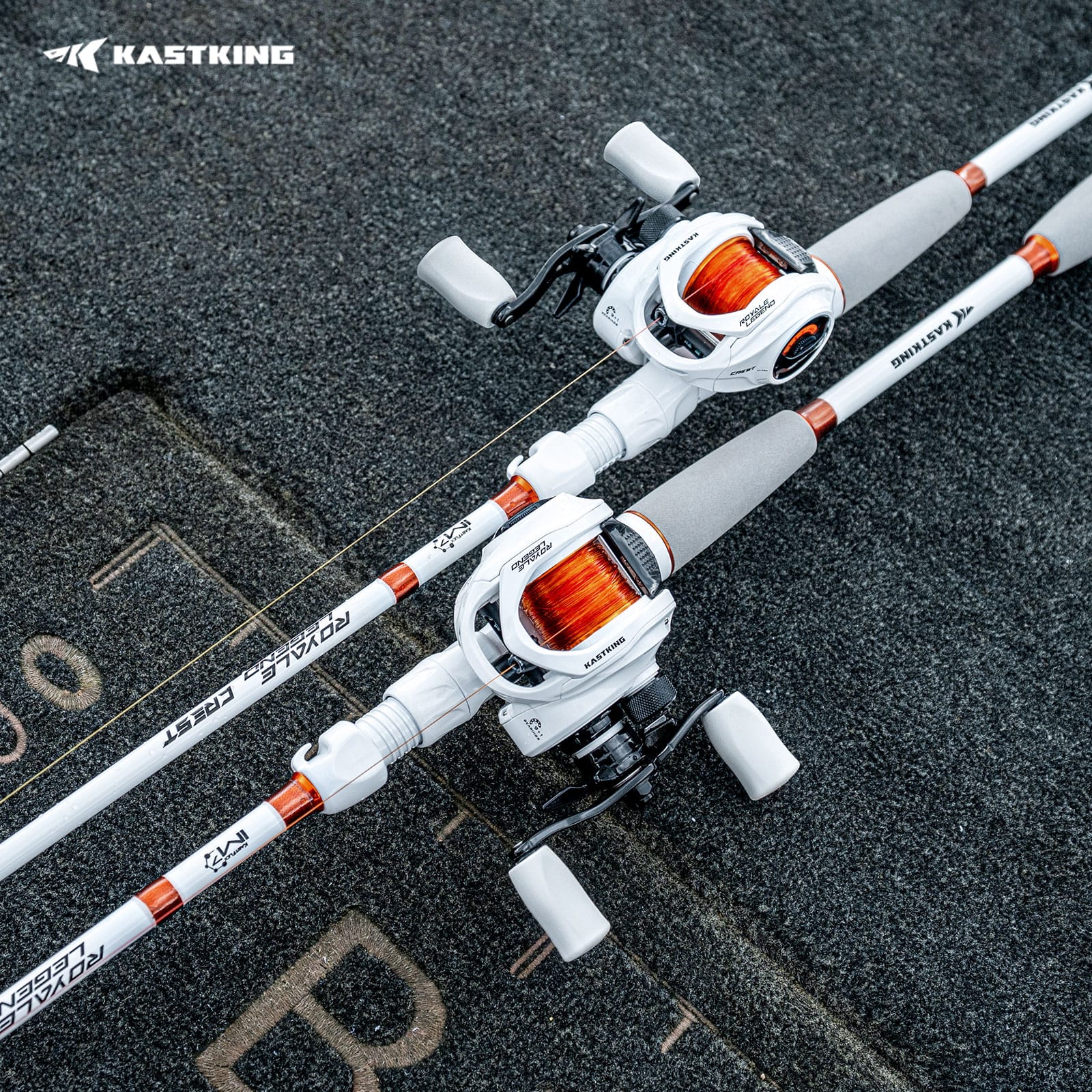 KastKing Royale Legend Crest Twin-Tip Baitcaster Rod and Reel Combo