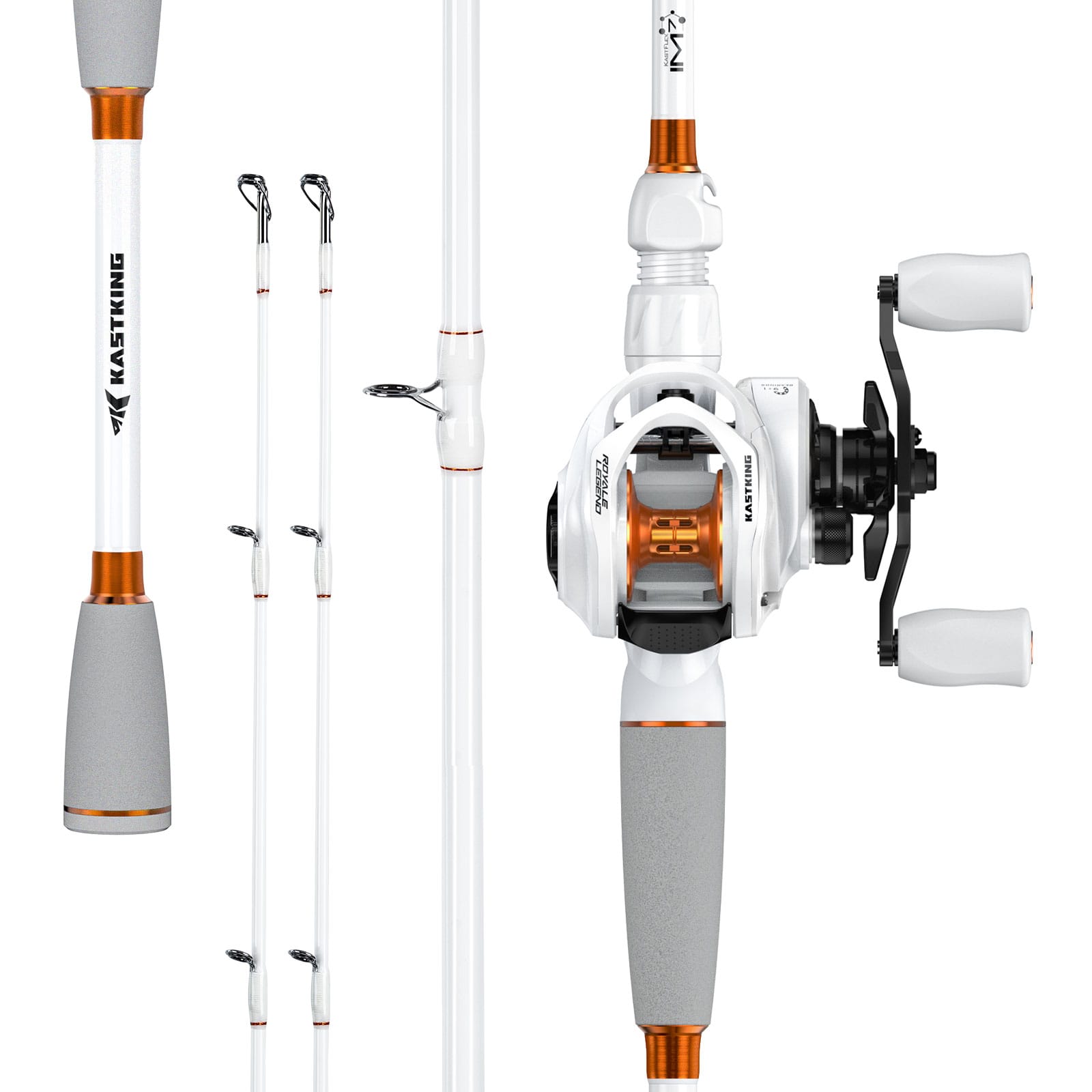 KastKing Royale Legend Crest Twin-Tip Baitcaster Rod and Reel Combo