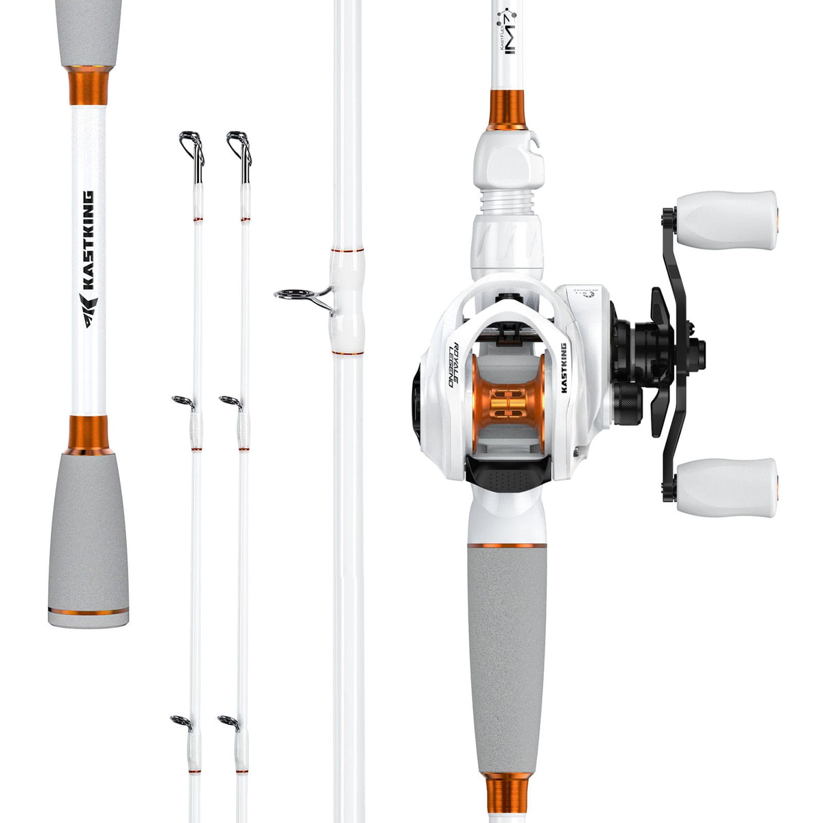 KastKing Royale Legend Crest Twin-Tip Baitcaster Rod and Reel Combo