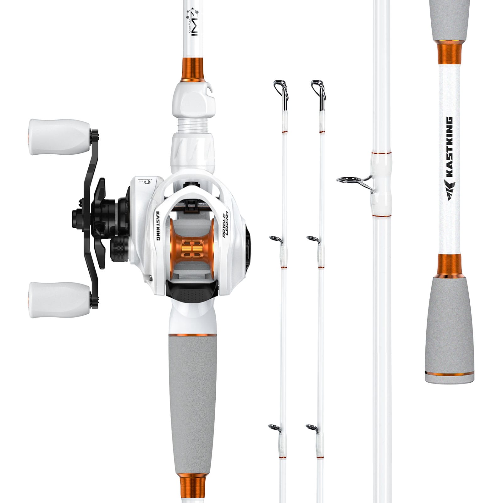 KastKing Royale Legend Crest Twin-Tip Baitcaster Rod and Reel Combo
