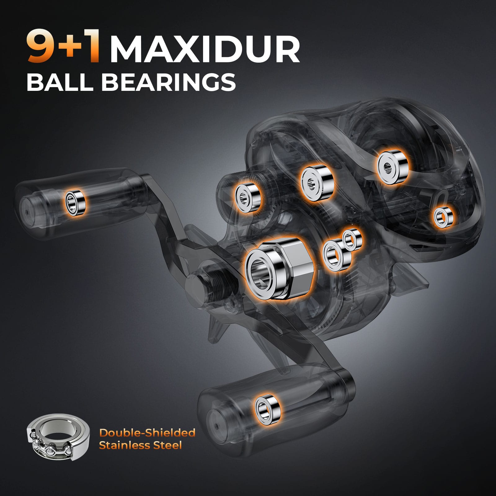 KastKing Royale Legend Crest Twin-Tip Baitcaster Rod and Reel Combo