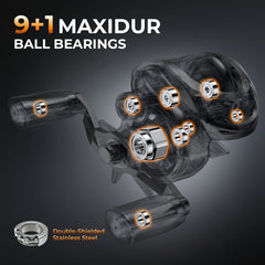 KastKing Royale Legend Crest Twin-Tip Baitcaster Rod and Reel Combo