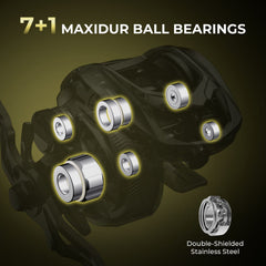 KastKing Spartacus Defender Twin-Tip Baitcaster Rod and Reel Combo