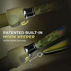 KastKing Spartacus Defender Twin-Tip Baitcaster Rod and Reel Combo