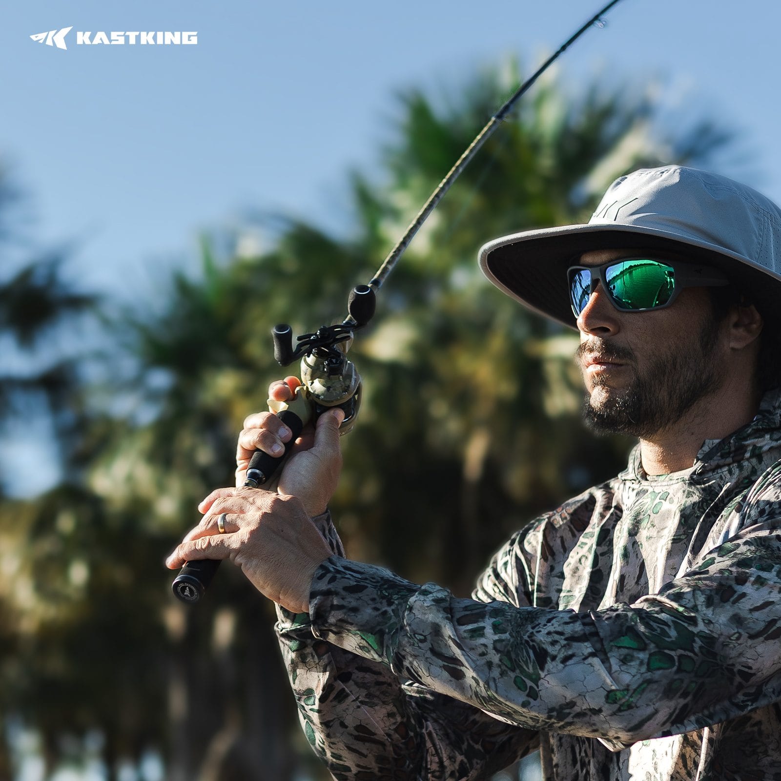 KastKing Spartacus Defender Twin-Tip Baitcaster Rod and Reel Combo