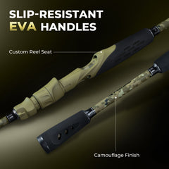 KastKing Spartacus Defender Twin-Tip Spinning Rod and Reel Combo