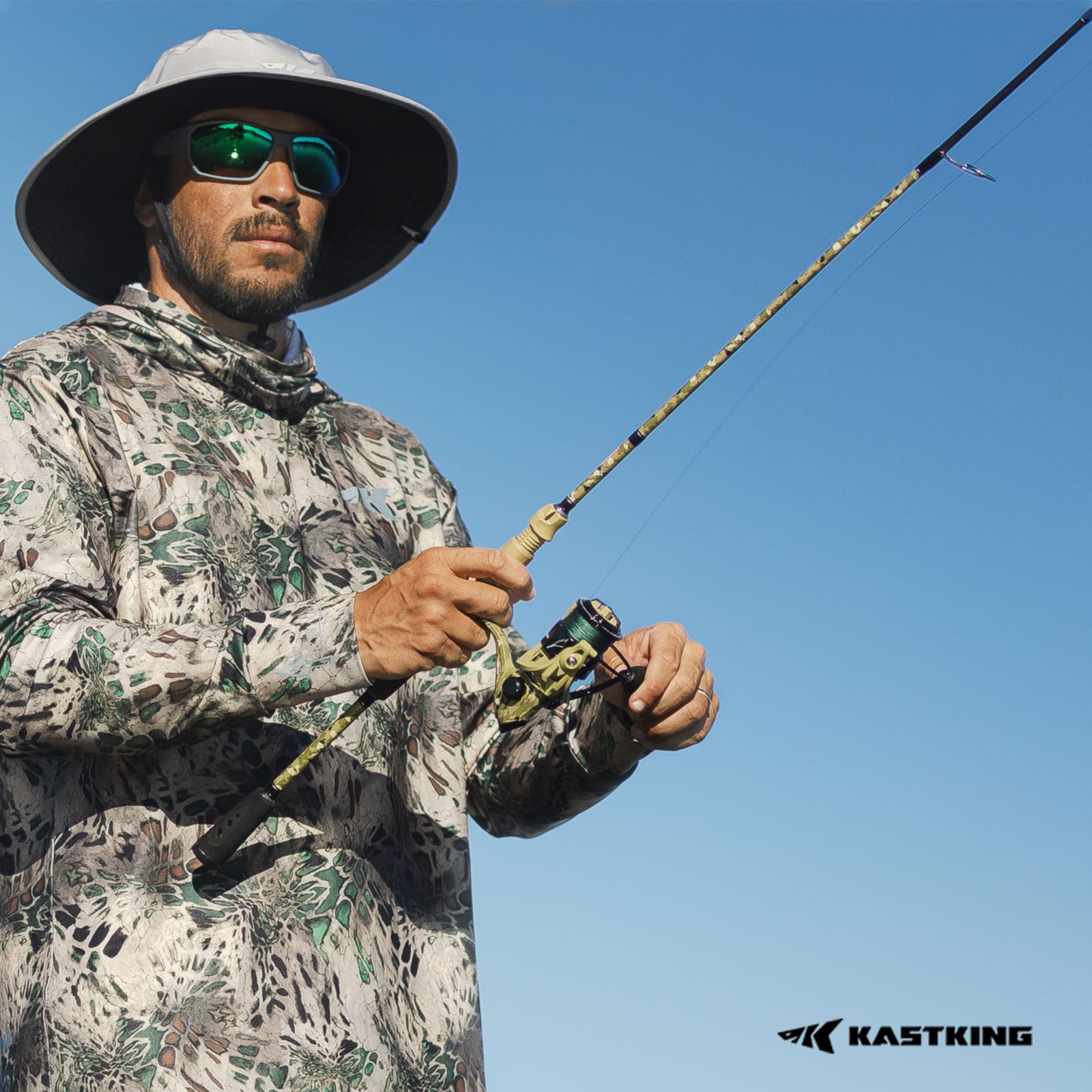 KastKing Spartacus Defender Twin-Tip Spinning Rod and Reel Combo