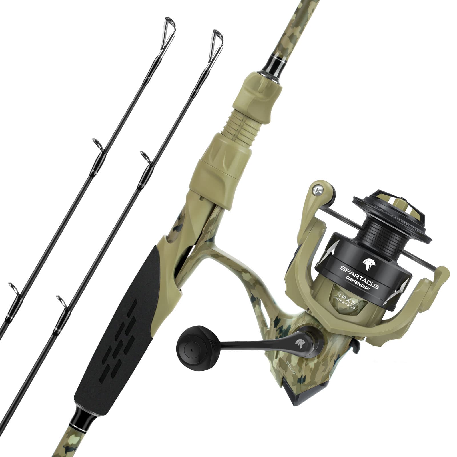 KastKing Spartacus Defender Twin-Tip Spinning Rod and Reel Combo