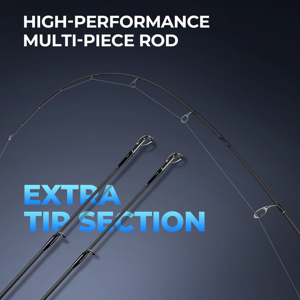 KastKing Spartacus Passage Travel Twin-Tip Spinning Rods