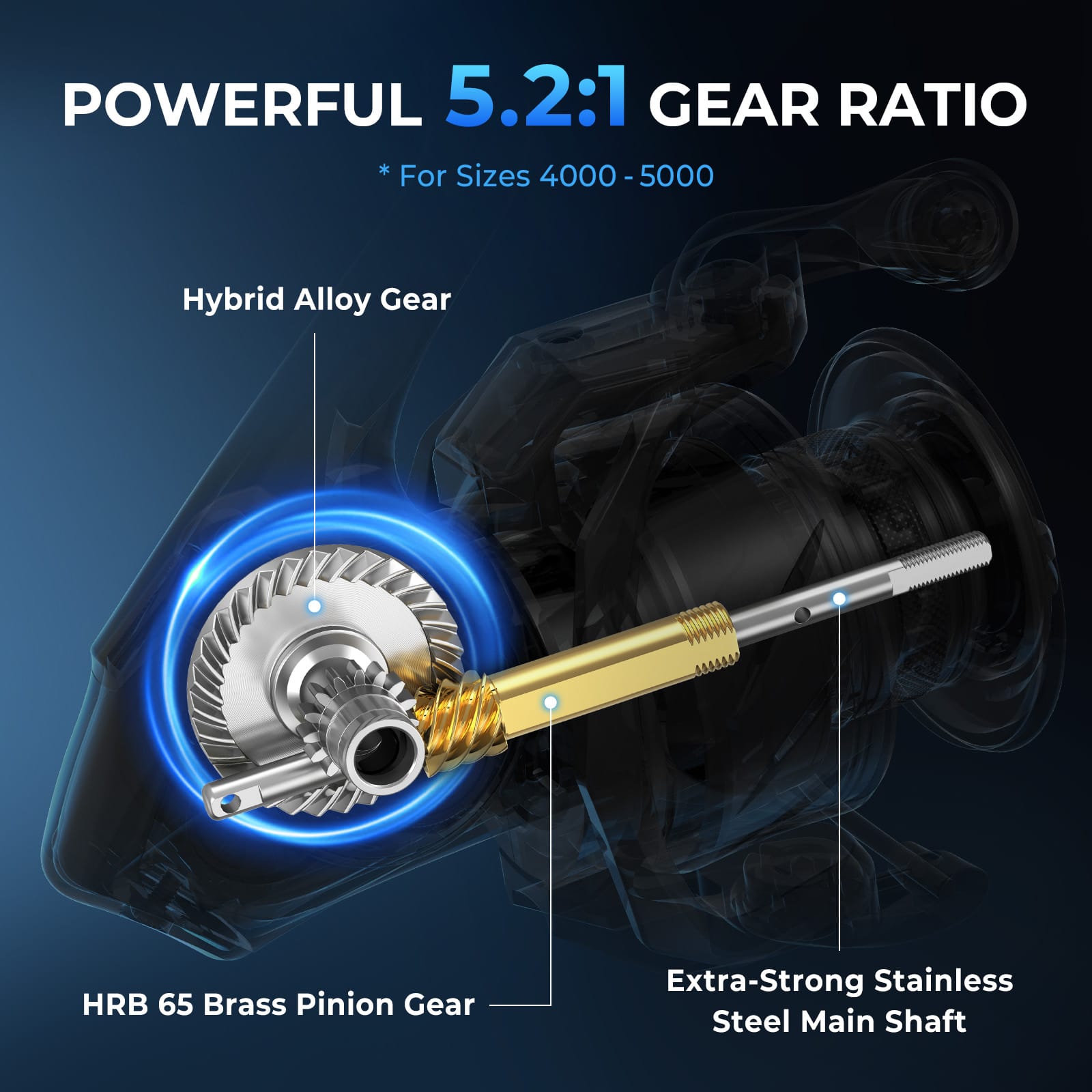 brass fishing reel gears KastKing Rover Round Baitcasting for big fish, Perfect Conventional Reel for Catfish, Salmon/Steelhead, Striper Bass and Inshore Saltwater Nine high Brass fishing reel gear