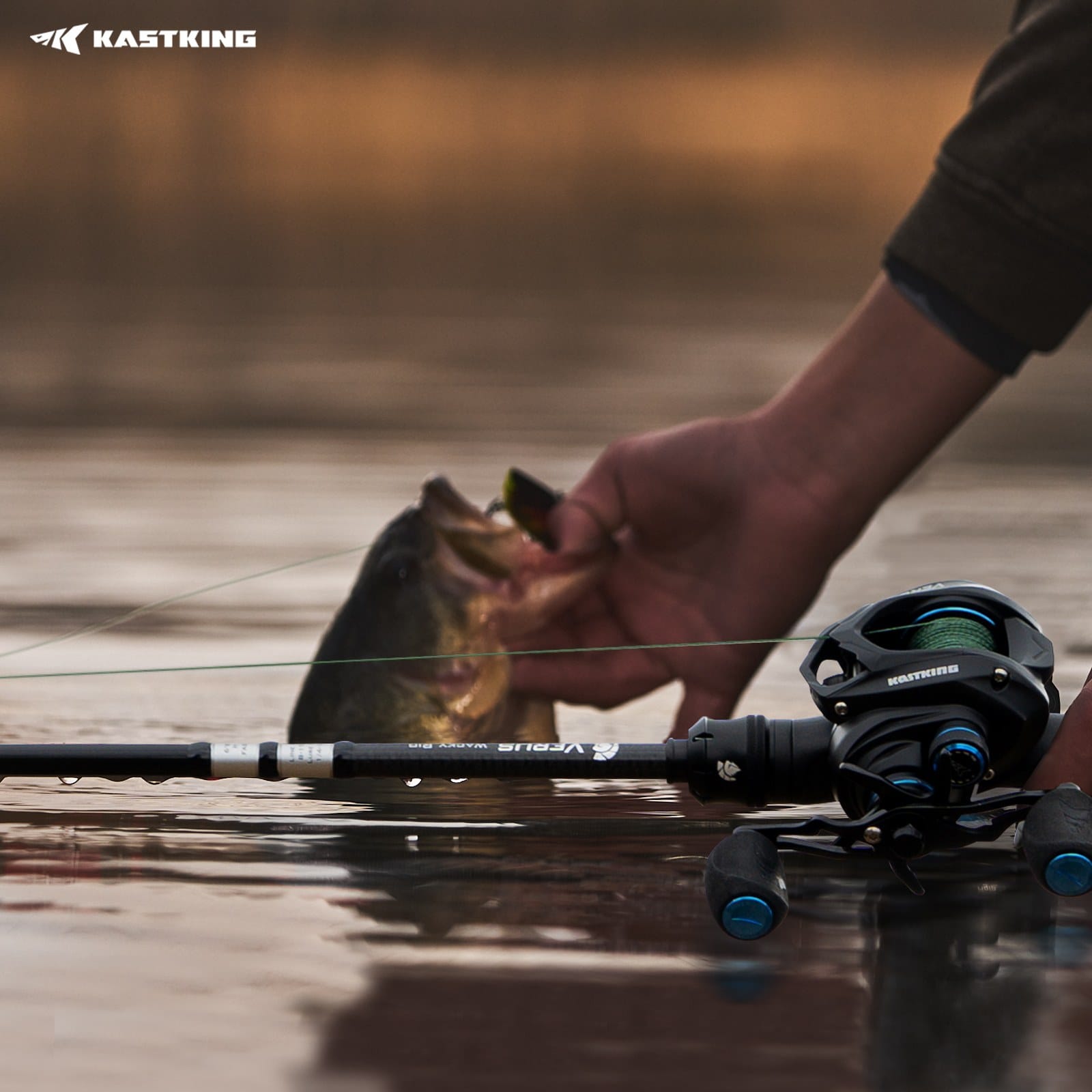 KastKing Verus Technique Twin-Tip Bass Fishing Rods