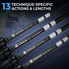 KastKing Verus Technique Twin-Tip Bass Fishing Rods