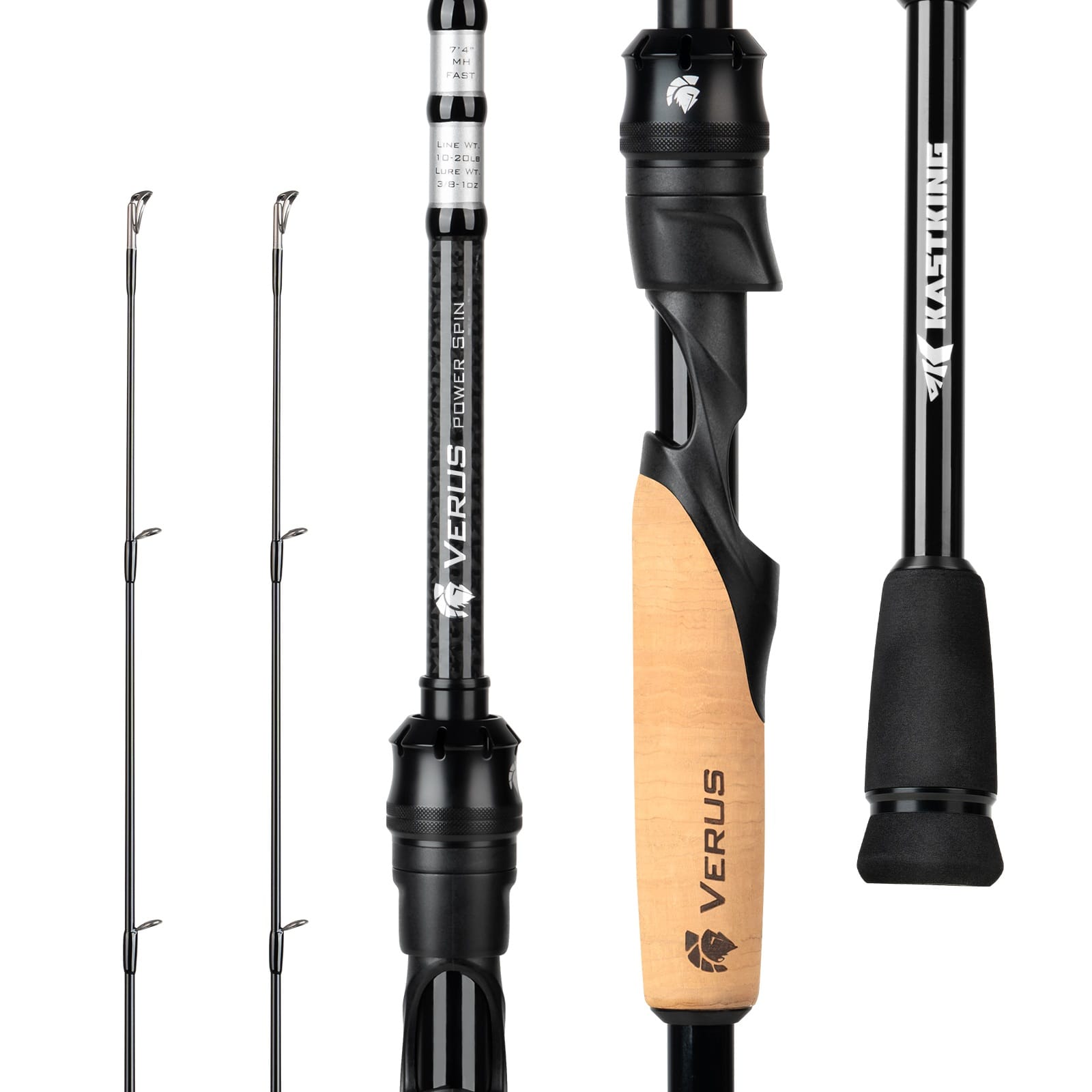KastKing Verus Technique Twin-Tip Bass Fishing Rods