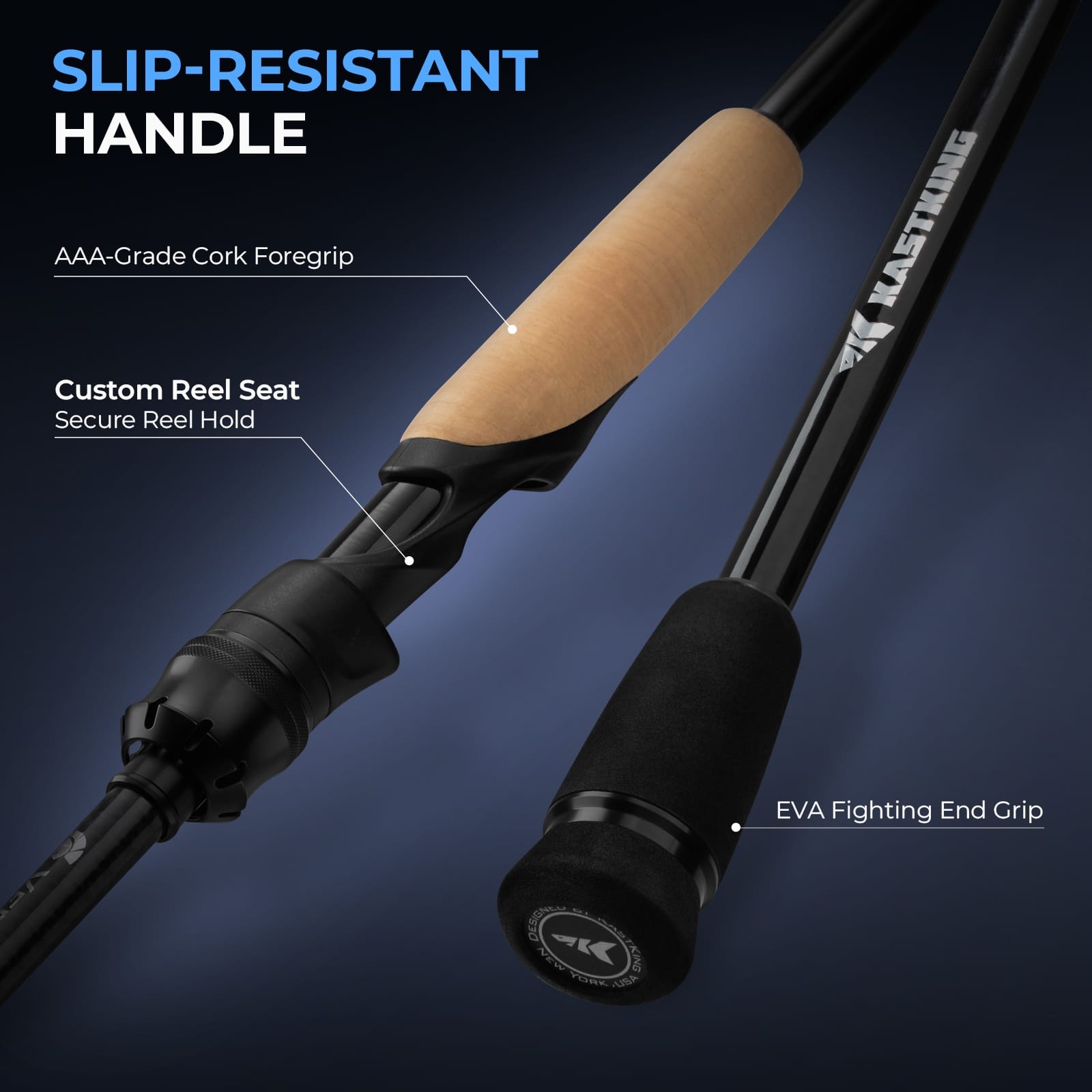 KastKing Verus Technique Twin-Tip Bass Fishing Rods KastKing Verus Technique Twin-Tip Bass Fishing Rods