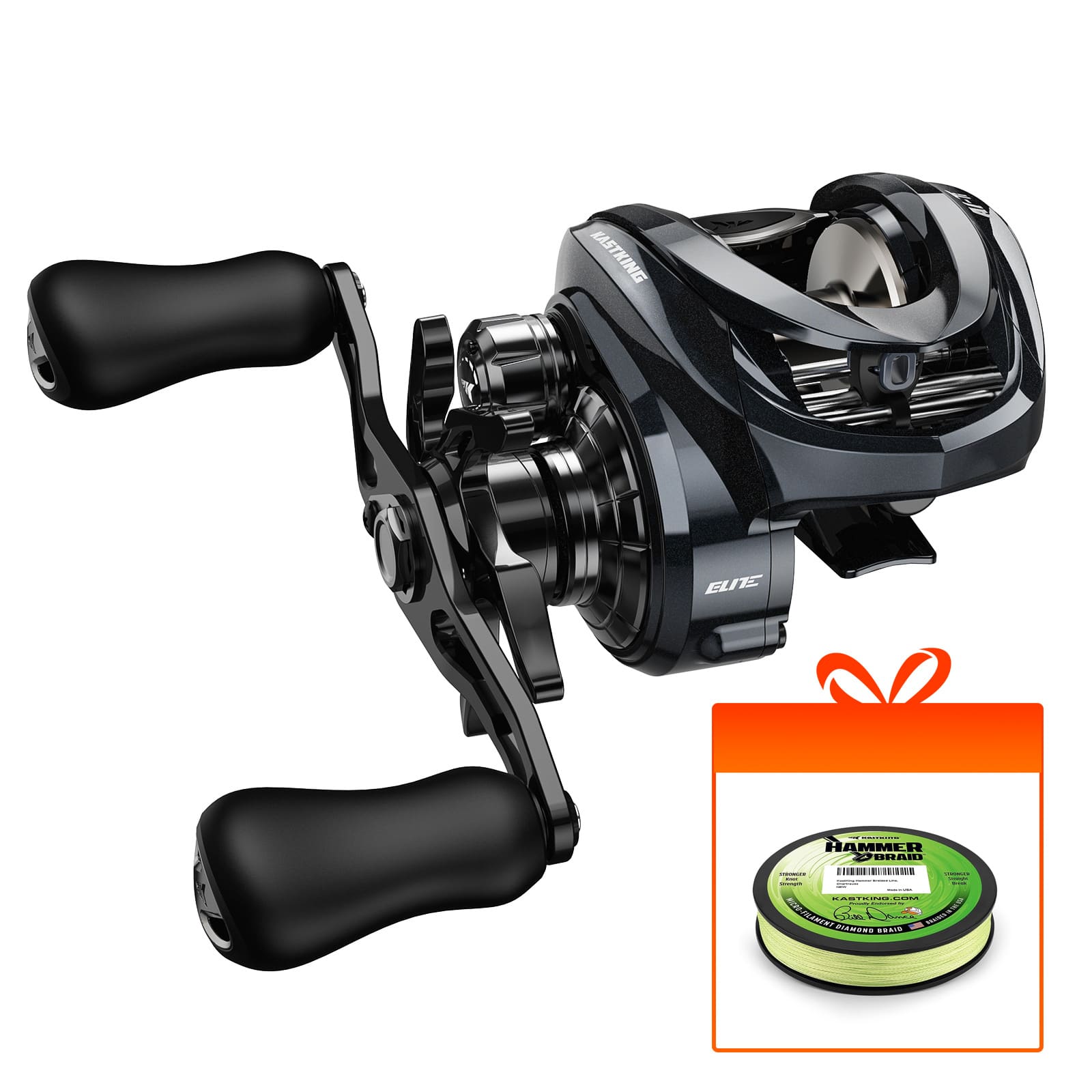 baitcasting reel support KastKing Rover Round for big fish, Perfect Conventional Reel for Catfish, Salmon/Steelhead, Striper Bass and Inshore Saltwater Left and right Abu Garcia Ambassadeur 6600 D6