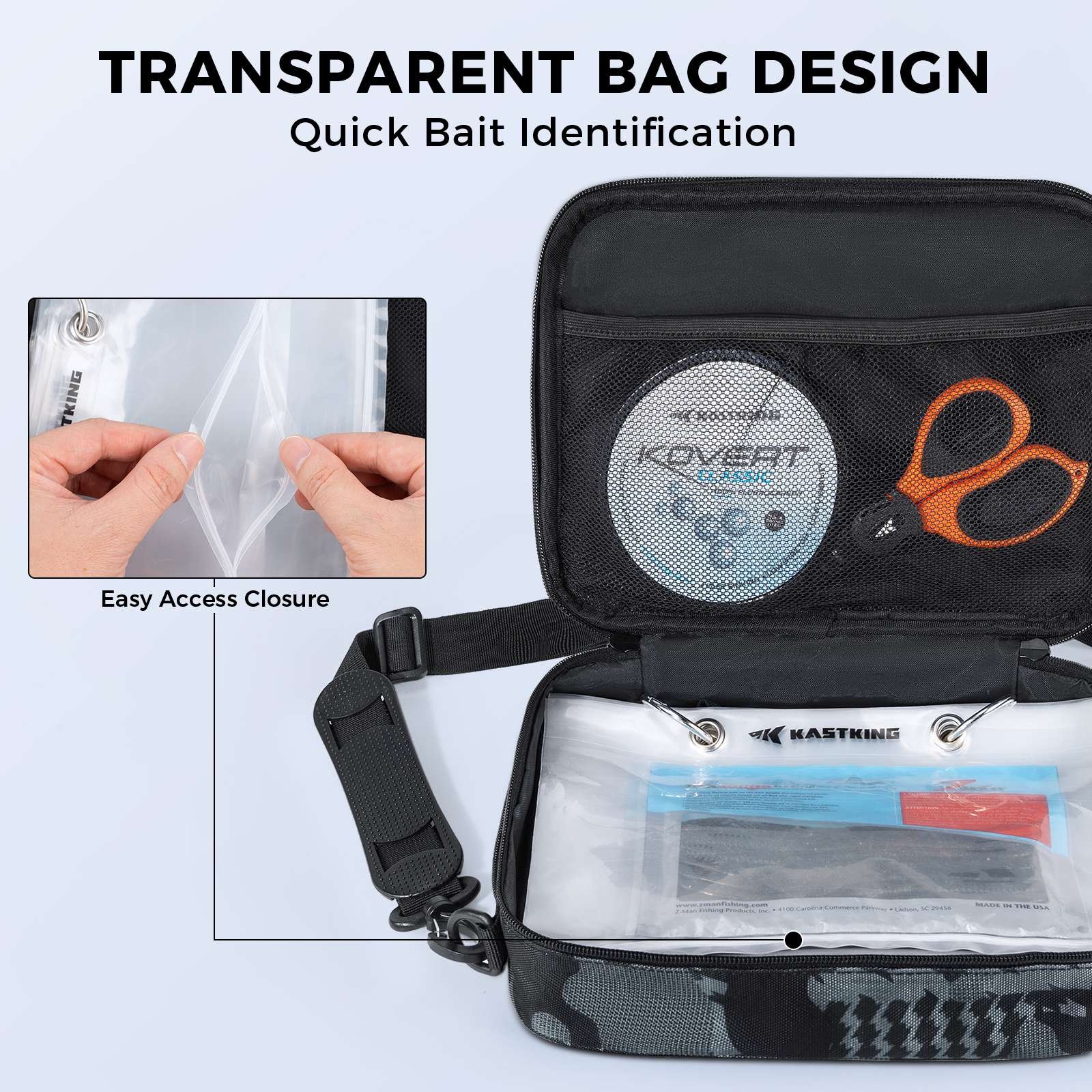 KastKing BaitSpace Detachable Bait Binder Tackle Bag KastKing BaitSpace Detachable Bait Binder Tackle Bag