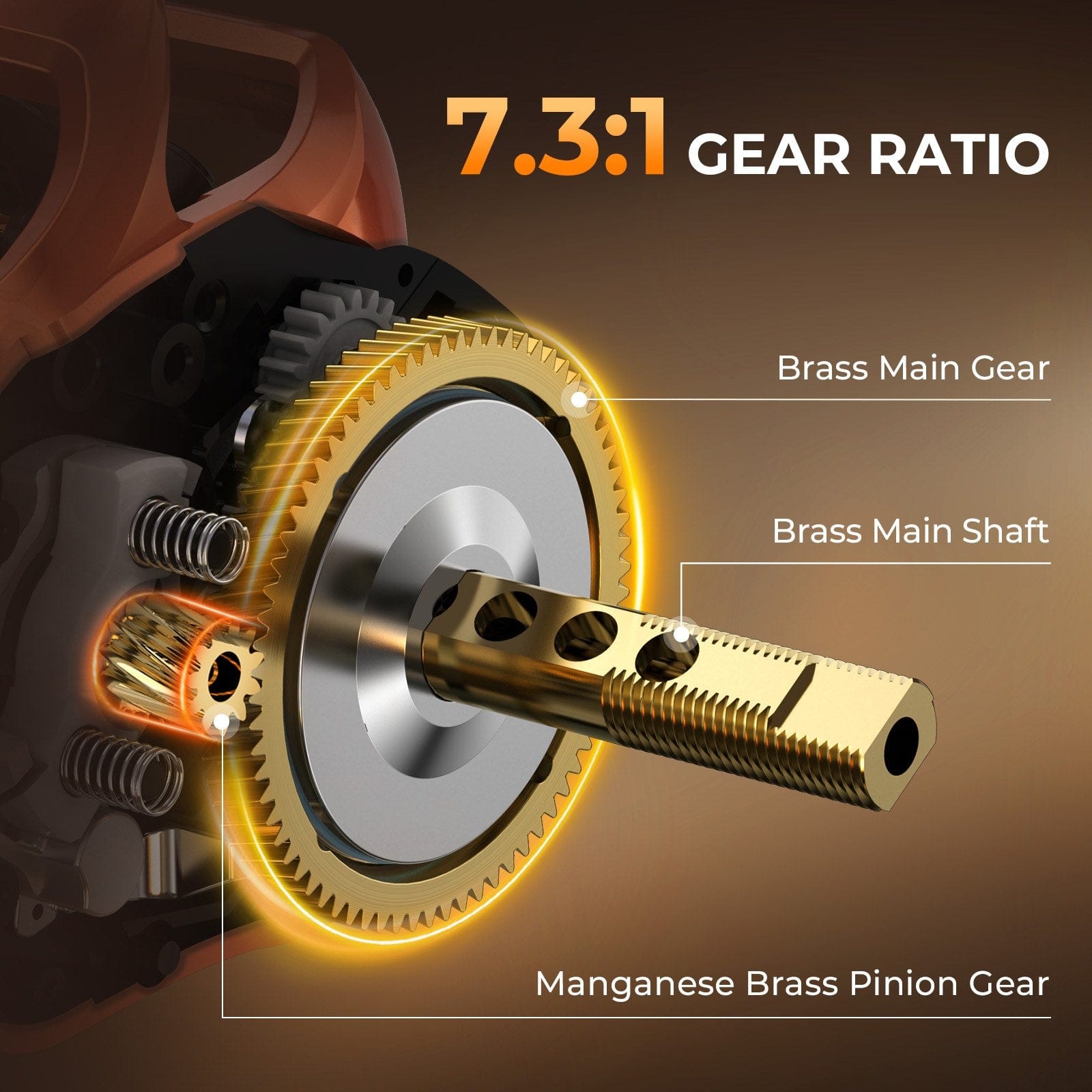 blaze gear KastKing Lethal Blaze Twin-Tip Baitcaster Rod and Reel Combo Left Handed / 6'4" / Medium / Fast