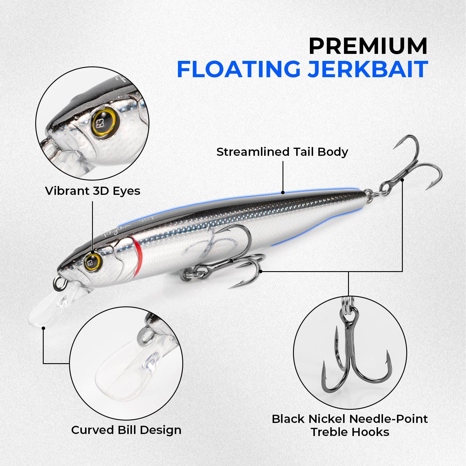 KastKing Superpower Braided Fishing Line and Lure Kit