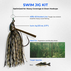 KastKing Superpower Braided Fishing Line and Lure Kit