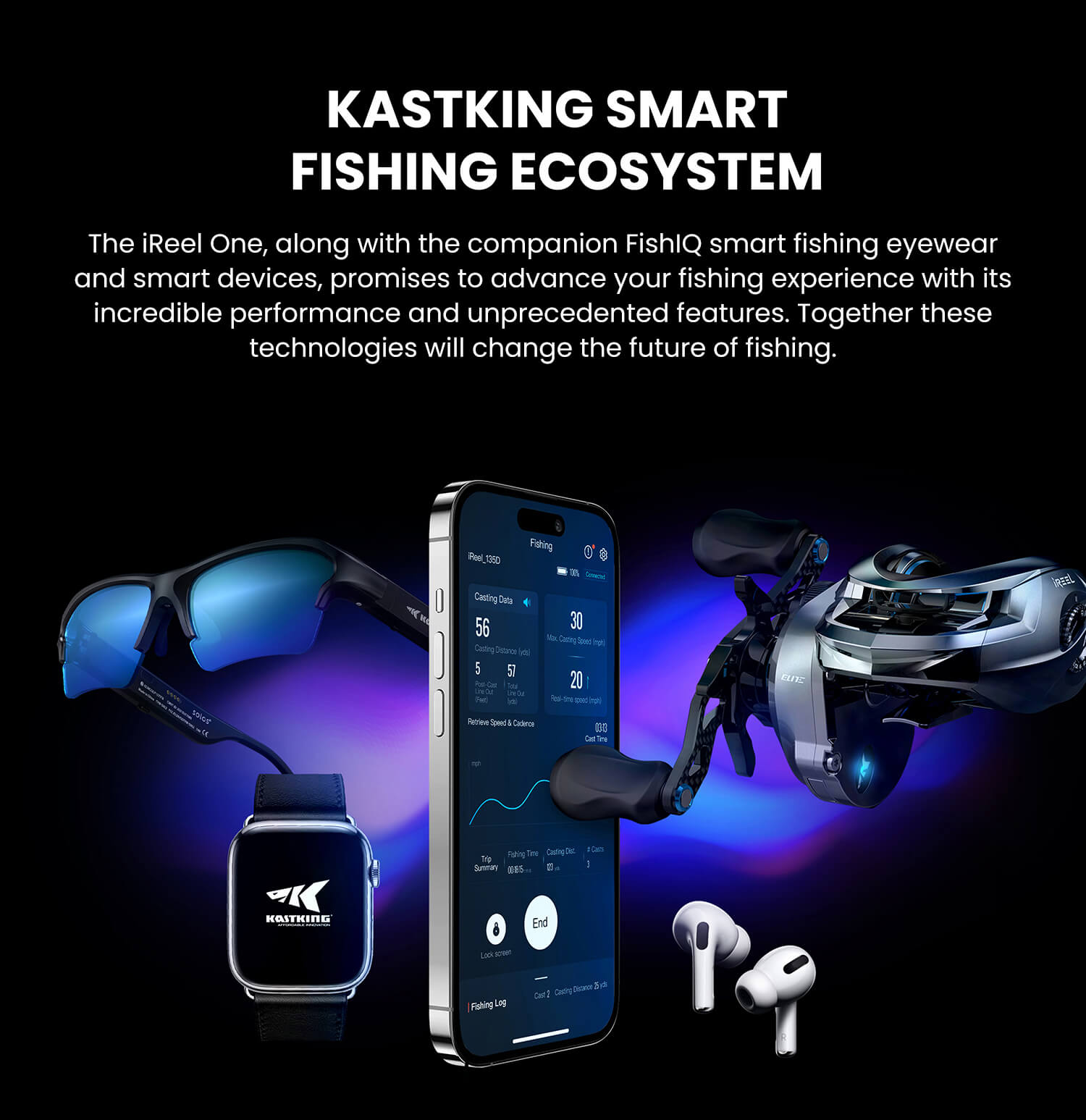 KastKing iReel One AMB Smart Fishing Reels