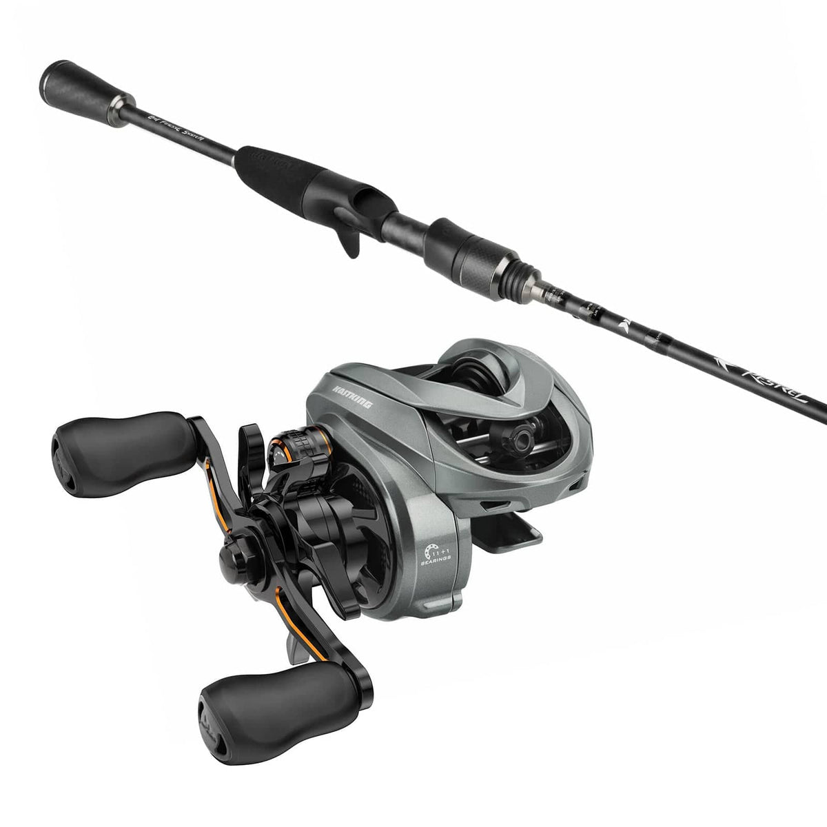 best dc fishing reel Goofish Saltwater Baitcasting Reel:6.18:1 Gear Ratio,15kg Drag,10+1 BB Right / Golden / BCS250 rust ball bearings Fishing Reel Combo Best Rod