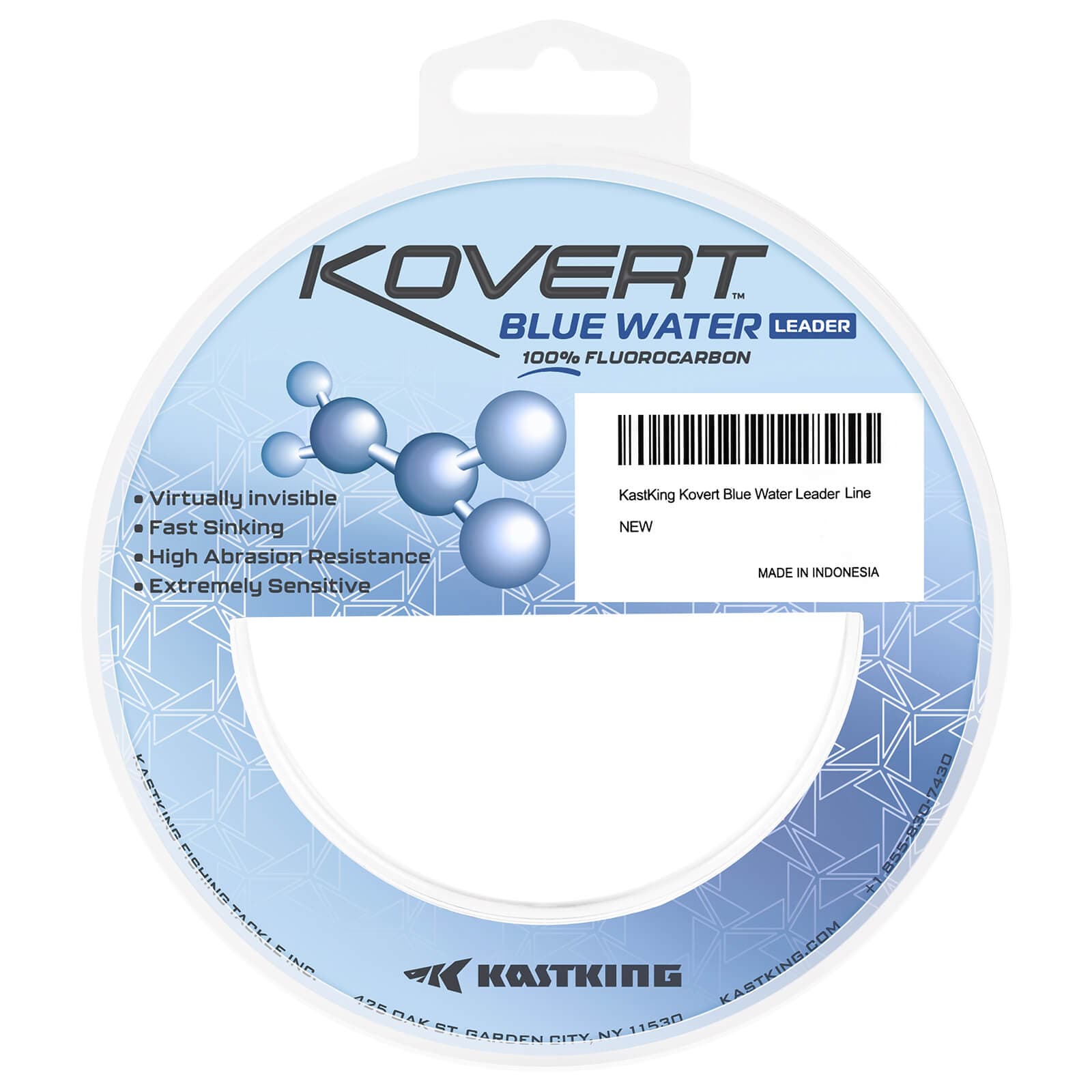 KastKing Kovert Blue Water Fluorocarbon Fishing Line - 50 YDS / 20LB