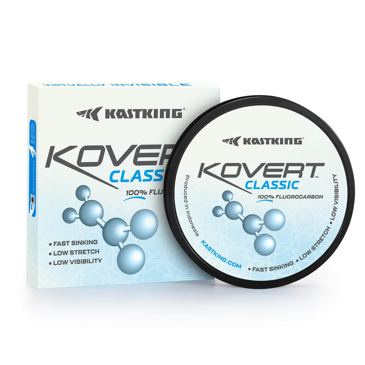KastKing Kovert 100% Fluorocarbon Fishing Line 200yd – Tackle Addict