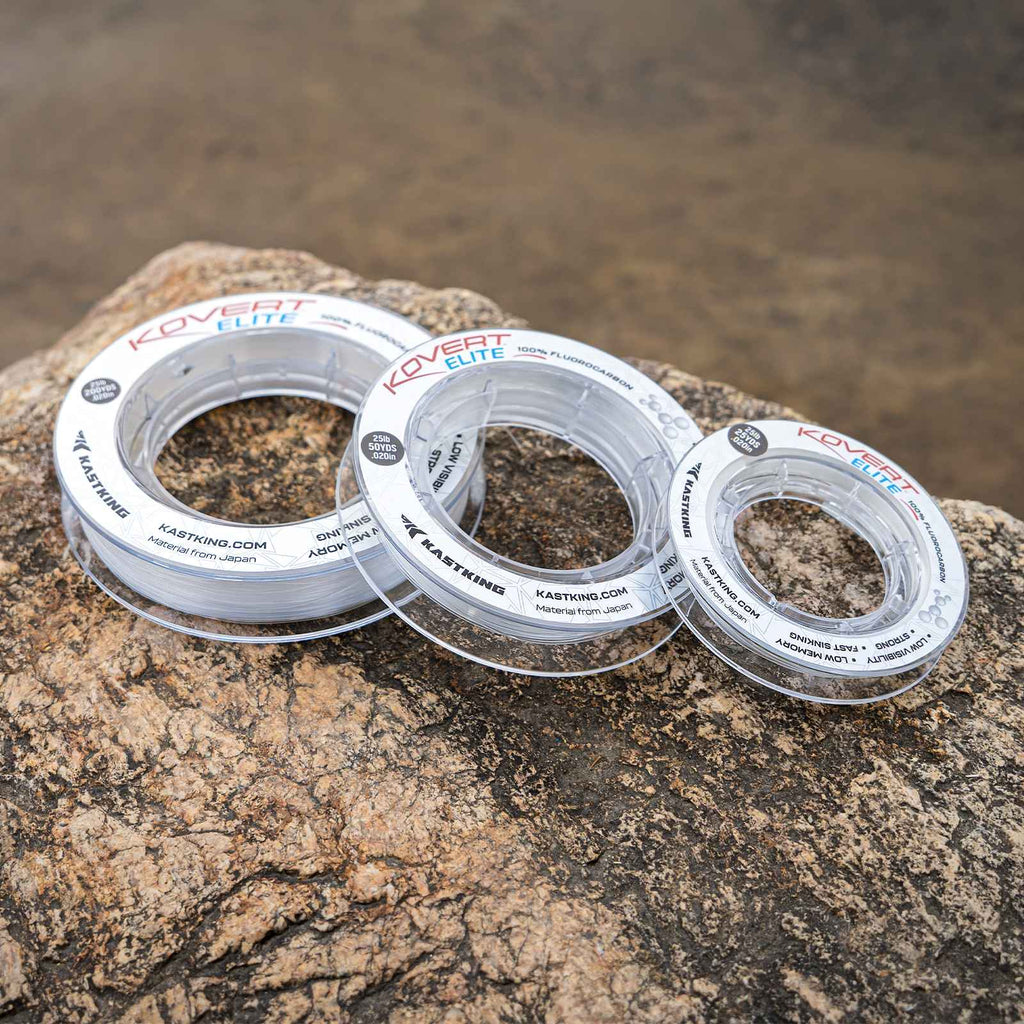 thumbnail image 2 of KastKing Kovert Xtreme 100% Fluorocarbon Fishing Line, Fishing Leader, Extreme Clarity, Fast 2 of 13