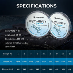 KastKing Kovert Classic 100% Fluorocarbon Fishing line