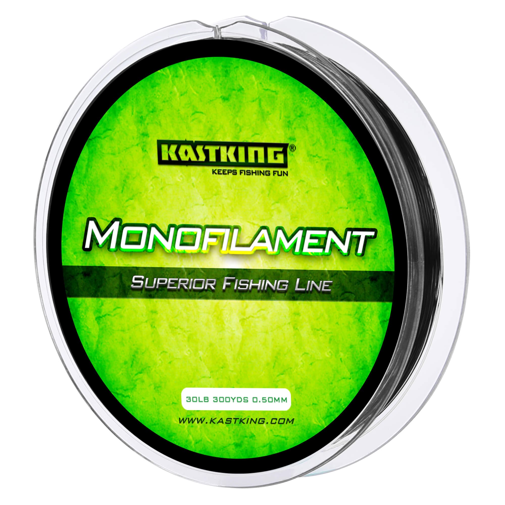 KastKing World's Premium Monofilament Fishing Line 300 yards Chrome Blue / 300 Yds / 12 lb