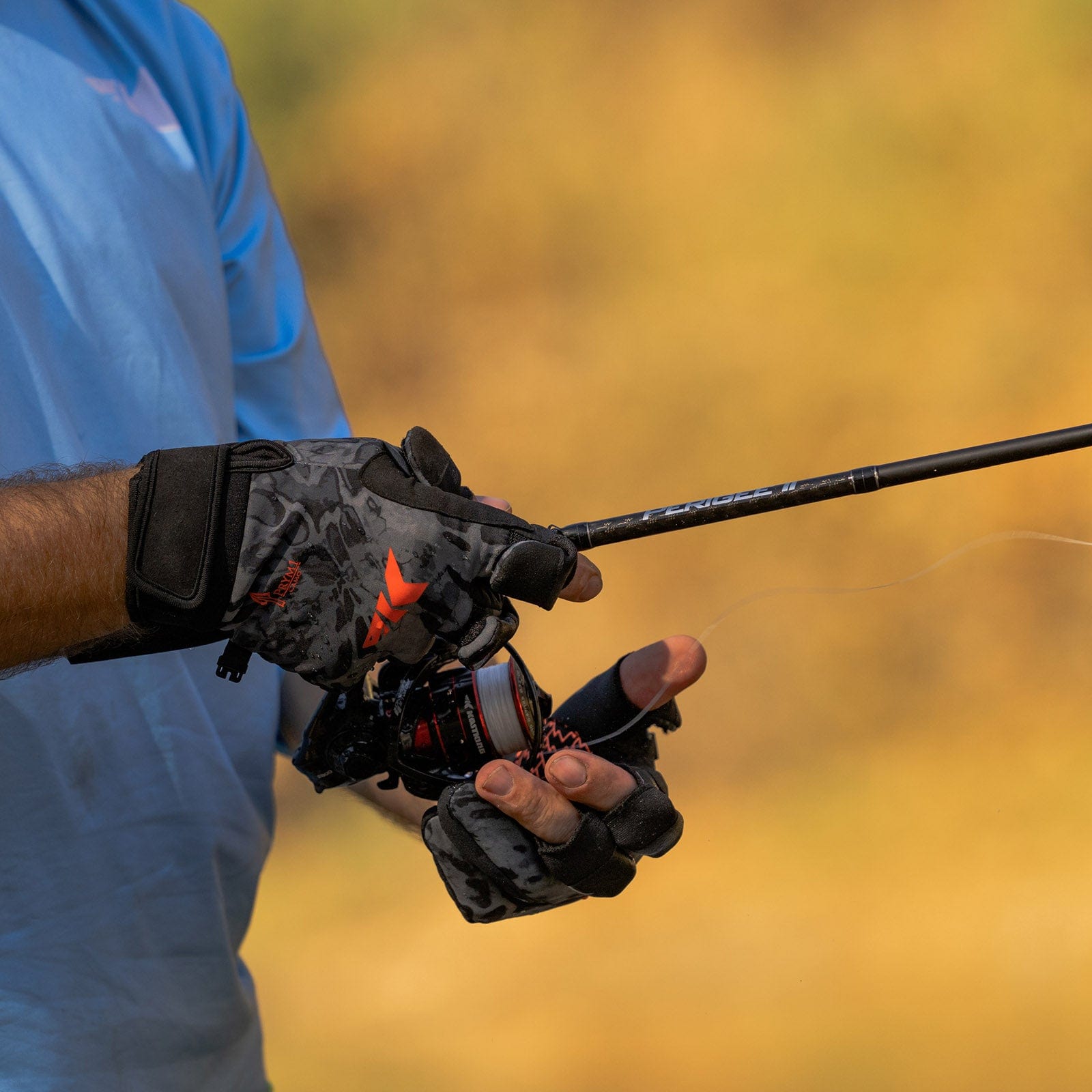 baitcaster reel gloves KastKing Mountain Mist Fishing Gloves