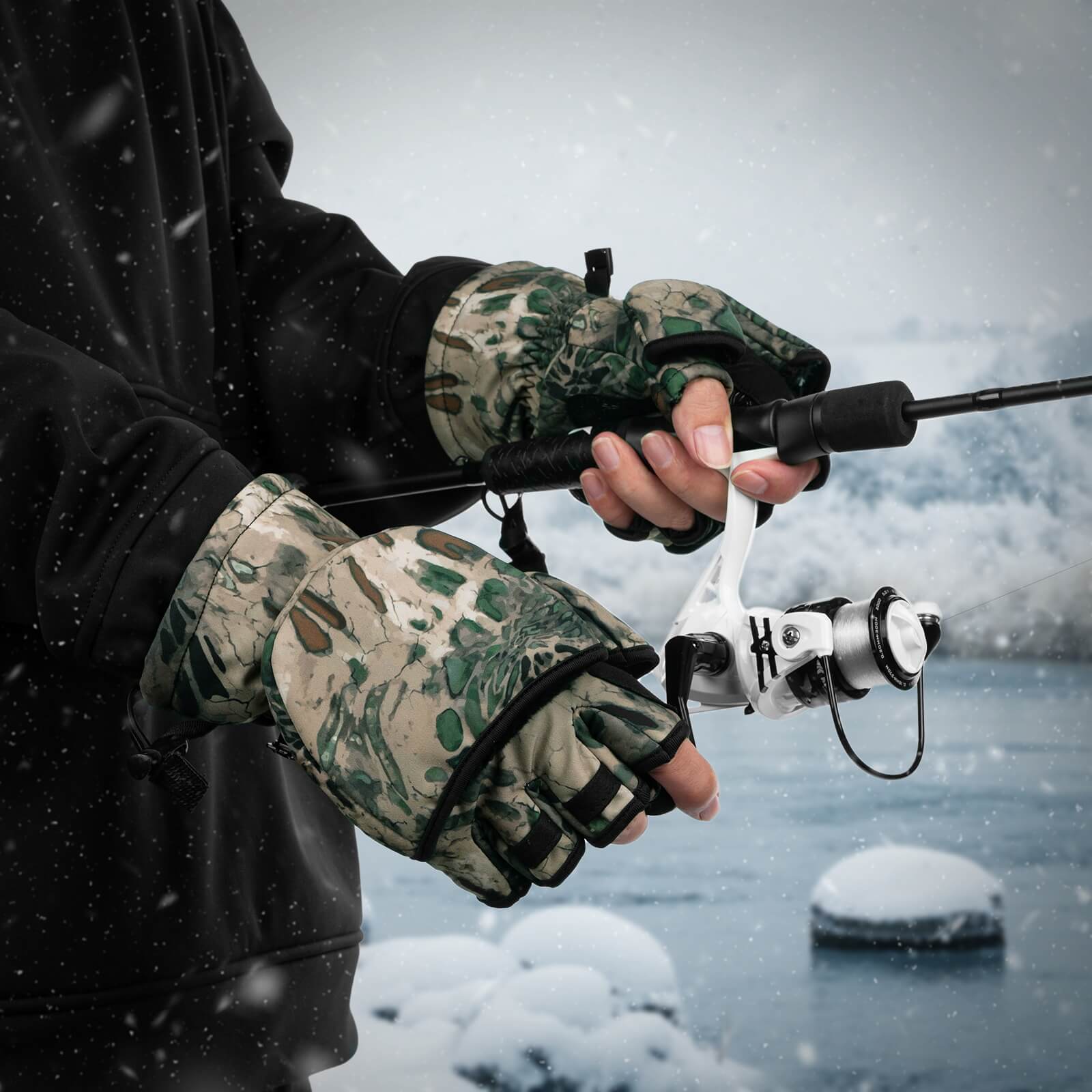 polar fishing gear KastKing PolarBlast Mittens