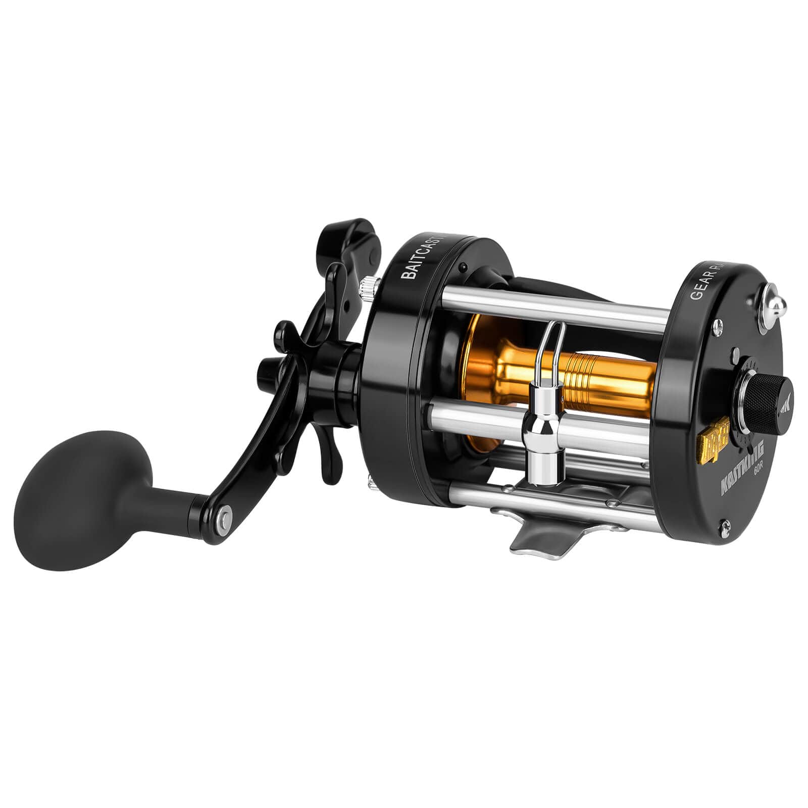 KastKing Rover Round Baitcasting Reel for big fish, Perfect Conventional Reel for Catfish, Salmon/Steelhead, Striper Bass and Inshore Saltwater KastKing Rover Round Baitcasting Reel for big fish, Perfect Conventional Reel for Catfish, Salmon/Steelhead, Striper Bass and Inshore Saltwater