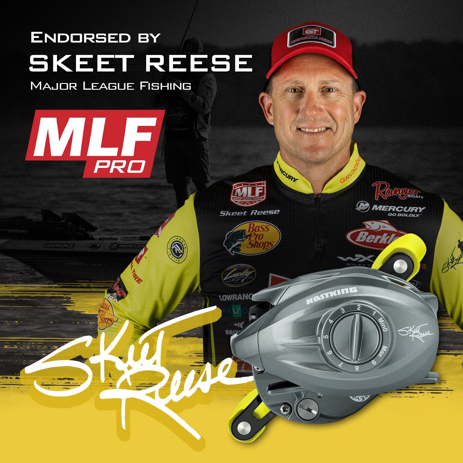 KastKing Verus Rod with Extra Tip and Skeet Reese Casting Combo