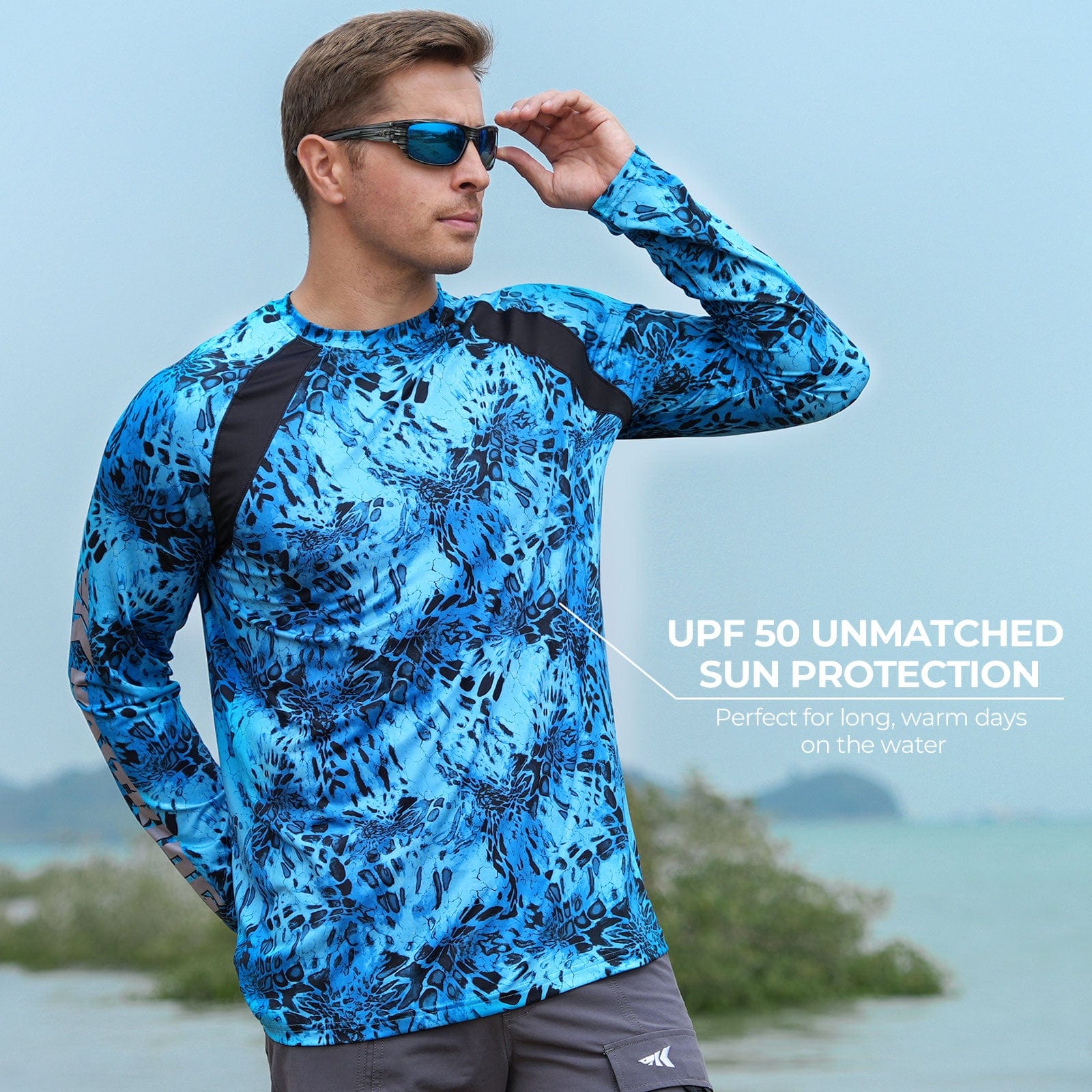 Affordable Wholesale uv protection dye sublimation fishing shirt For Smooth  Fishing 