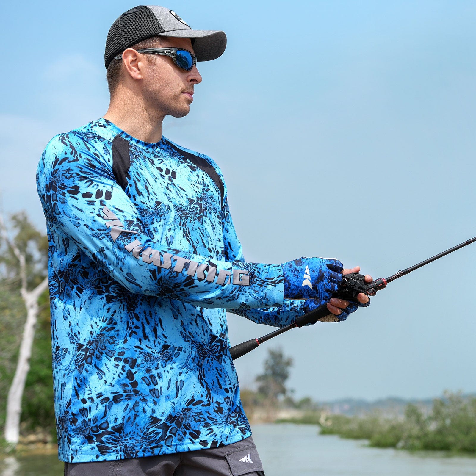 Affordable Wholesale mens long sleeve uv protection shirt For Smooth  Fishing 