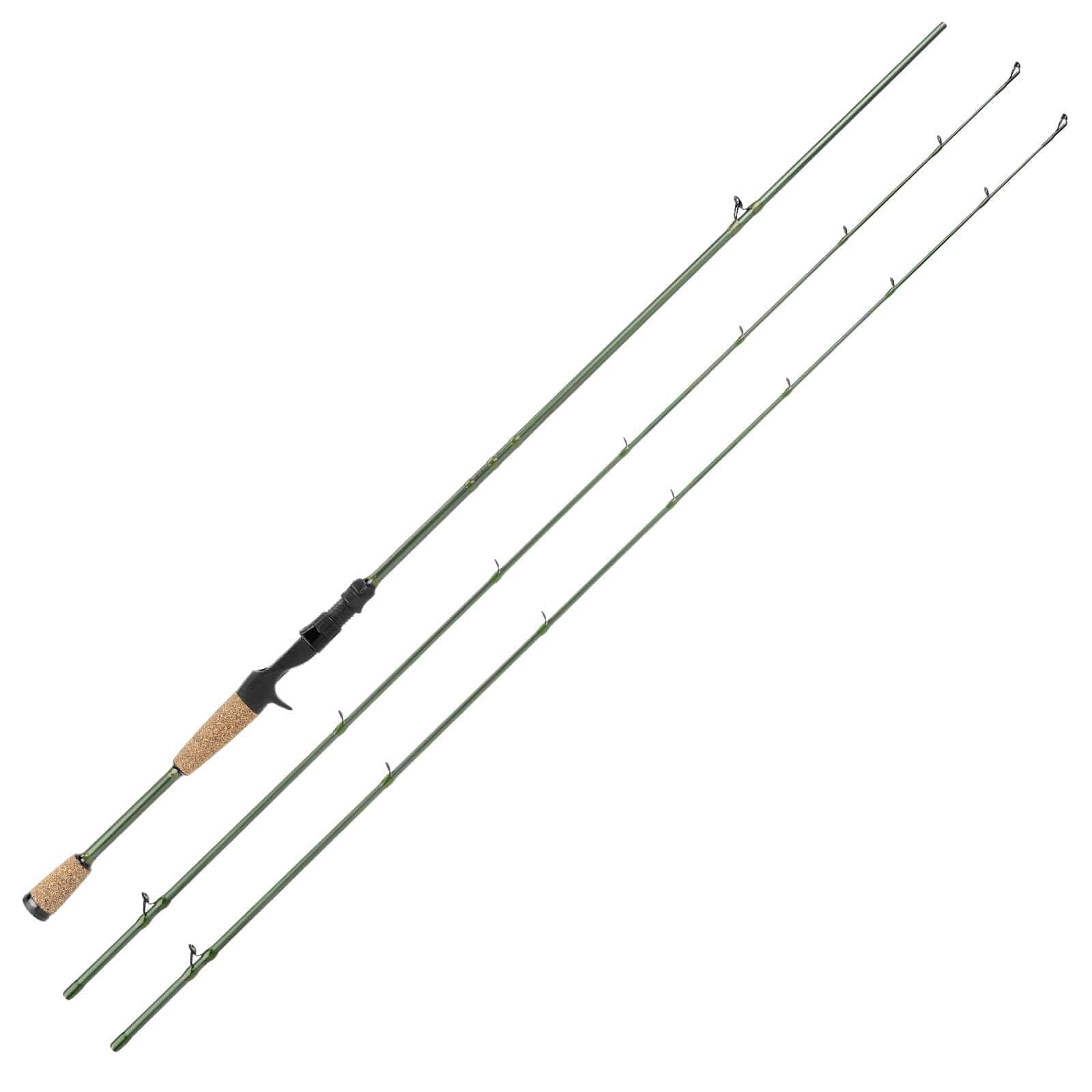 baitcaster rod 2 piece KastKing Spartacus II Twin-Tip Casting Rods Casting / 7'6" / Fast-Medium Heavy (2 Pcs+ Extra Tip)