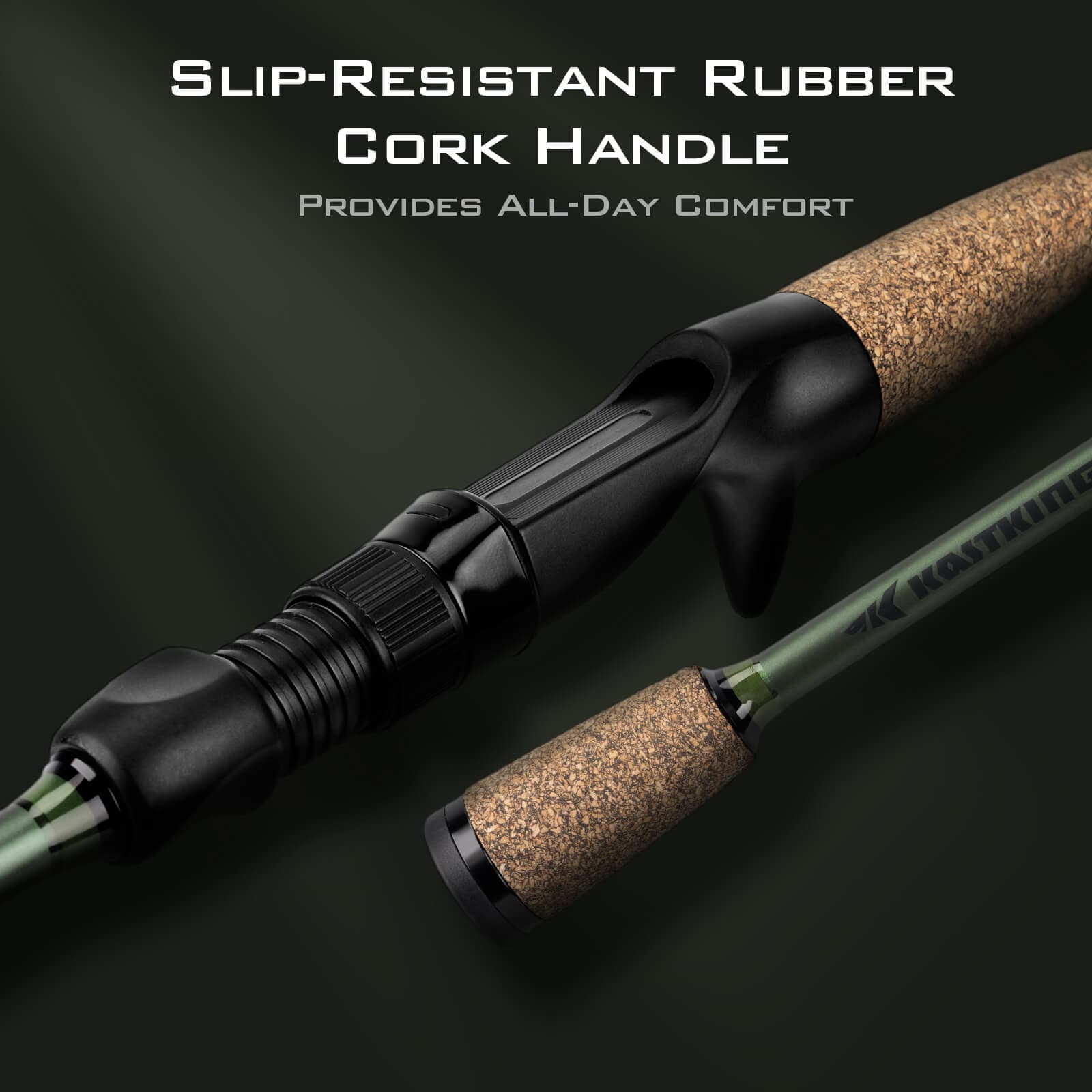 2-piece baitcaster rods KastKing Spartacus II Twin-Tip Casting Rods Casting / 7'6" / Fast-Medium Heavy (2 Pcs+ Extra Tip)