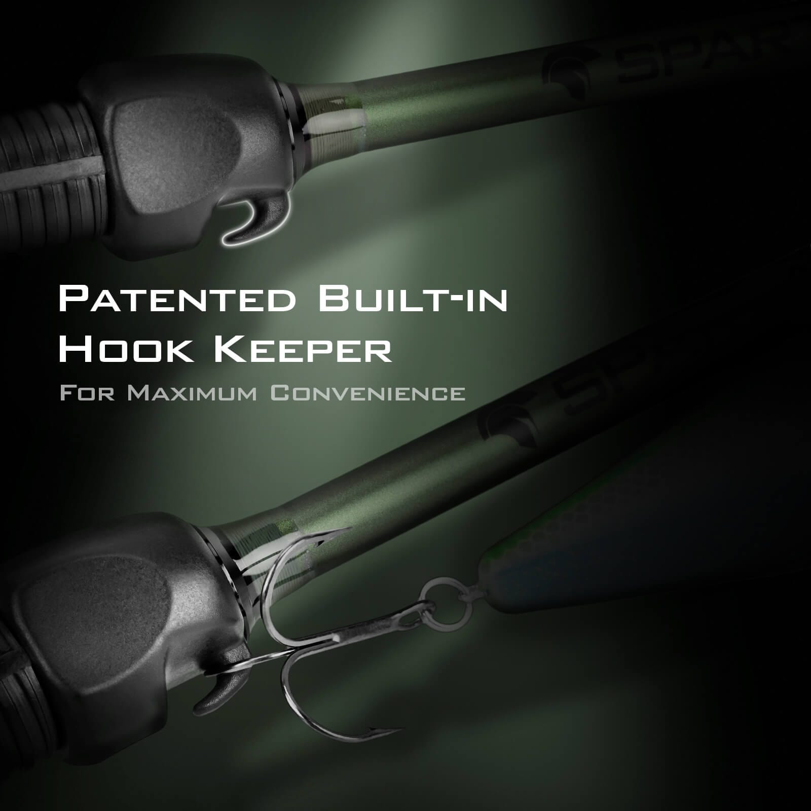 2 piece heavy baitcaster rod KastKing Spartacus II Twin-Tip Casting Rods Casting / 7'6" / Fast-Medium Heavy (2 Pcs+ Extra Tip)