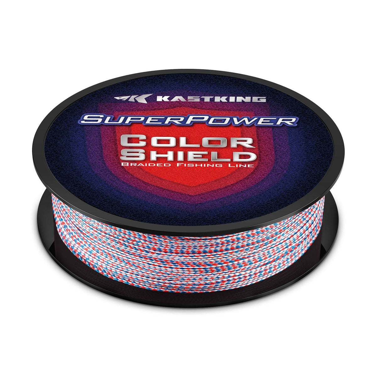 KastKing SuperPower ColorShield Braided Fishing line - 500YDS