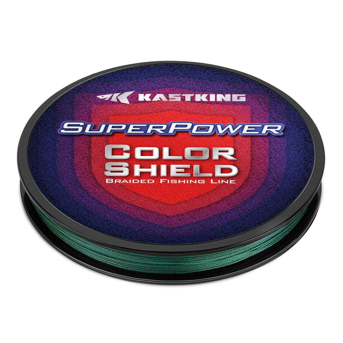 KastKing SuperPower ColorShield Braided Fishing line - 500YDS