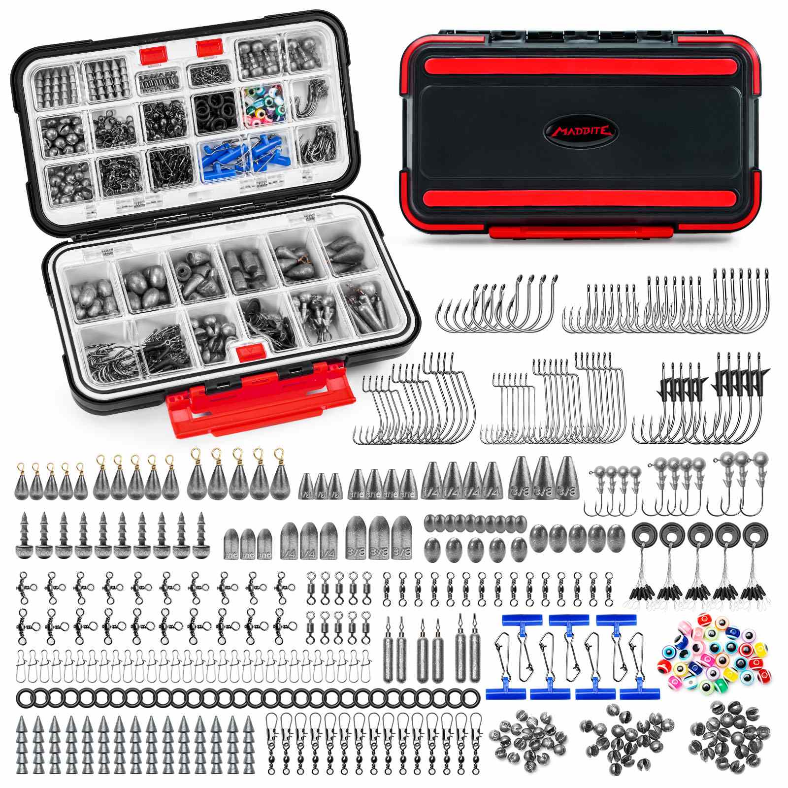 complete tackle box kit MadBite Freshwater Terminal Tackle Kits – KastKing